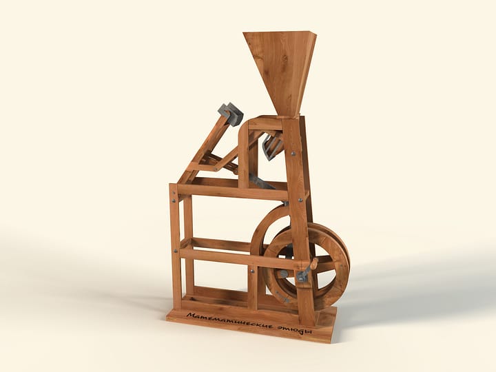 Mechanisms by P. L. Tchebyshev — Sorting mechanism — Reconstruction of the first model