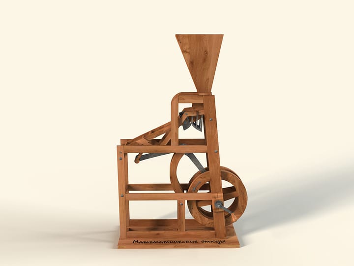 Mechanisms by P. L. Tchebyshev — Sorting mechanism — Reconstruction of the first model